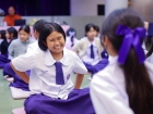 พิธีแสดงตนเป็นพุทธมามกะและการบริหารจิตเจริญปัญญา ระดับชั้นปร ... Image 265
