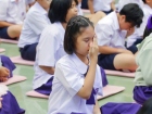 พิธีแสดงตนเป็นพุทธมามกะและการบริหารจิตเจริญปัญญา ระดับชั้นปร ... Image 288