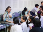 พิธีแสดงตนเป็นพุทธมามกะและการบริหารจิตเจริญปัญญา ระดับชั้นปร ... Image 324