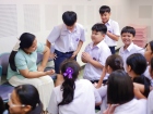 พิธีแสดงตนเป็นพุทธมามกะและการบริหารจิตเจริญปัญญา ระดับชั้นปร ... Image 325