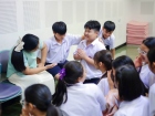 พิธีแสดงตนเป็นพุทธมามกะและการบริหารจิตเจริญปัญญา ระดับชั้นปร ... Image 326