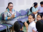 พิธีแสดงตนเป็นพุทธมามกะและการบริหารจิตเจริญปัญญา ระดับชั้นปร ... Image 327