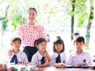 กิจกรรมทำบุญตักบาตรข้าวสารอาหารแห้ง ครั้งที่ 3 ภาคต้น ปีการศ ... Image 53