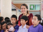 กิจกรรมทำบุญตักบาตรข้าวสารอาหารแห้ง ครั้งที่ 3 ภาคต้น ปีการศ ... Image 125