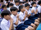 กิจกรรมทำบุญตักบาตรข้าวสารอาหารแห้ง ครั้งที่ 3 ภาคต้น ปีการศ ... Image 296