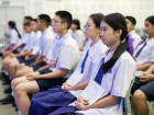 พิธีมอบประกาศนียบัตรหลักสูตรการศึกษาภาคบังคับ ปีการศึกษา 256 ... Image 35