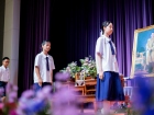 พิธีมอบประกาศนียบัตรหลักสูตรการศึกษาภาคบังคับ ปีการศึกษา 256 ... Image 37