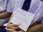 พิธีมอบประกาศนียบัตรหลักสูตรการศึกษาภาคบังคับ ปีการศึกษา 256 ... Image 130