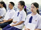 พิธีมอบประกาศนียบัตรหลักสูตรการศึกษาภาคบังคับ ปีการศึกษา 256 ... Image 132