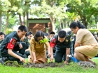 นักศึกษาวิชาทหารปลูกต้นไม้ เพื่อถวายเป็นพระราชกุศล Image 6