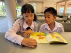 กิจกรรม“พี่ชวนน้องอ่าน” ของนักเรียนระดับชั้นประถมศึกษาปีที่  ... Image 89