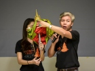 กิจกรรมการประดิษฐ์และการเชิดหุ่นกระบอกไทย “สืบสานงานศิลปะหุ่ ... Image 39