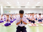 พิธีแสดงตนเป็นพุทธมามกะและกิจกรรมบริหารจิตเจริญปัญญา ระดับชั ... Image 9
