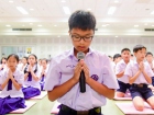พิธีแสดงตนเป็นพุทธมามกะและกิจกรรมบริหารจิตเจริญปัญญา ระดับชั ... Image 1
