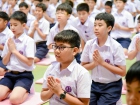 พิธีแสดงตนเป็นพุทธมามกะและกิจกรรมบริหารจิตเจริญปัญญา ระดับชั ... Image 21