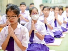 พิธีแสดงตนเป็นพุทธมามกะและกิจกรรมบริหารจิตเจริญปัญญา ระดับชั ... Image 33