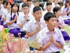 พิธีแสดงตนเป็นพุทธมามกะและกิจกรรมบริหารจิตเจริญปัญญา ระดับชั ... Image 38