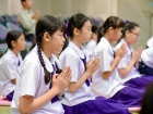 พิธีแสดงตนเป็นพุทธมามกะและกิจกรรมบริหารจิตเจริญปัญญา ระดับชั ... Image 43