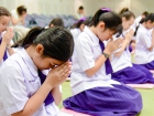 พิธีแสดงตนเป็นพุทธมามกะและกิจกรรมบริหารจิตเจริญปัญญา ระดับชั ... Image 46