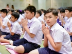 พิธีแสดงตนเป็นพุทธมามกะและกิจกรรมบริหารจิตเจริญปัญญา ระดับชั ... Image 69