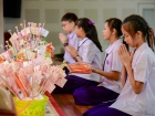 พิธีแสดงตนเป็นพุทธมามกะและกิจกรรมบริหารจิตเจริญปัญญา ระดับชั ... Image 77