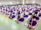 พิธีแสดงตนเป็นพุทธมามกะและกิจกรรมบริหารจิตเจริญปัญญา ระดับชั ... Image 85