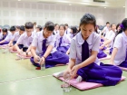 พิธีแสดงตนเป็นพุทธมามกะและกิจกรรมบริหารจิตเจริญปัญญา ระดับชั ... Image 86