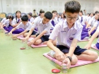พิธีแสดงตนเป็นพุทธมามกะและกิจกรรมบริหารจิตเจริญปัญญา ระดับชั ... Image 89