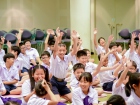พิธีแสดงตนเป็นพุทธมามกะและกิจกรรมบริหารจิตเจริญปัญญา ระดับชั ... Image 94