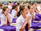 พิธีแสดงตนเป็นพุทธมามกะและกิจกรรมบริหารจิตเจริญปัญญา ระดับชั ... Image 96