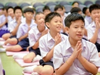 พิธีแสดงตนเป็นพุทธมามกะและกิจกรรมบริหารจิตเจริญปัญญา ระดับชั ... Image 103