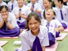 พิธีแสดงตนเป็นพุทธมามกะและกิจกรรมบริหารจิตเจริญปัญญา ระดับชั ... Image 106
