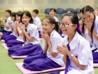 พิธีแสดงตนเป็นพุทธมามกะและกิจกรรมบริหารจิตเจริญปัญญา ระดับชั ... Image 115