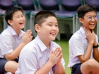 พิธีแสดงตนเป็นพุทธมามกะและกิจกรรมบริหารจิตเจริญปัญญา ระดับชั ... Image 116