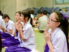 พิธีแสดงตนเป็นพุทธมามกะและกิจกรรมบริหารจิตเจริญปัญญา ระดับชั ... Image 124