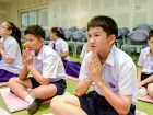พิธีแสดงตนเป็นพุทธมามกะและกิจกรรมบริหารจิตเจริญปัญญา ระดับชั ... Image 125