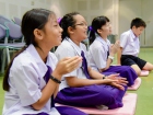 พิธีแสดงตนเป็นพุทธมามกะและกิจกรรมบริหารจิตเจริญปัญญา ระดับชั ... Image 127