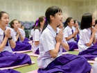 พิธีแสดงตนเป็นพุทธมามกะและกิจกรรมบริหารจิตเจริญปัญญา ระดับชั ... Image 130