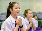 พิธีแสดงตนเป็นพุทธมามกะและกิจกรรมบริหารจิตเจริญปัญญา ระดับชั ... Image 131