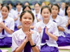 พิธีแสดงตนเป็นพุทธมามกะและกิจกรรมบริหารจิตเจริญปัญญา ระดับชั ... Image 135