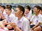 พิธีแสดงตนเป็นพุทธมามกะและกิจกรรมบริหารจิตเจริญปัญญา ระดับชั ... Image 143