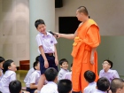 พิธีแสดงตนเป็นพุทธมามกะและกิจกรรมบริหารจิตเจริญปัญญา ระดับชั ... Image 158
