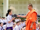 พิธีแสดงตนเป็นพุทธมามกะและกิจกรรมบริหารจิตเจริญปัญญา ระดับชั ... Image 163