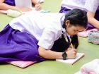 พิธีแสดงตนเป็นพุทธมามกะและกิจกรรมบริหารจิตเจริญปัญญา ระดับชั ... Image 176