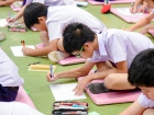 พิธีแสดงตนเป็นพุทธมามกะและกิจกรรมบริหารจิตเจริญปัญญา ระดับชั ... Image 183