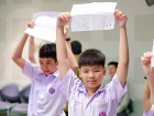 พิธีแสดงตนเป็นพุทธมามกะและกิจกรรมบริหารจิตเจริญปัญญา ระดับชั ... Image 201