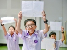 พิธีแสดงตนเป็นพุทธมามกะและกิจกรรมบริหารจิตเจริญปัญญา ระดับชั ... Image 203