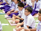 พิธีแสดงตนเป็นพุทธมามกะและกิจกรรมบริหารจิตเจริญปัญญา ระดับชั ... Image 207