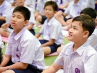 พิธีแสดงตนเป็นพุทธมามกะและกิจกรรมบริหารจิตเจริญปัญญา ระดับชั ... Image 208