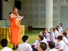 พิธีแสดงตนเป็นพุทธมามกะและกิจกรรมบริหารจิตเจริญปัญญา ระดับชั ... Image 209